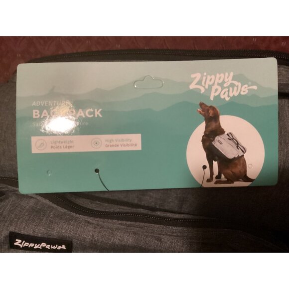 Zippy Paws Adventure Backpack For Medium Dogs Lightweight, Large Pockets - Picture 4 of 9